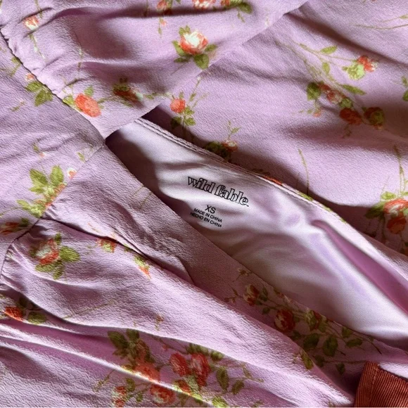 Wild Fable Pink Floral Mini Dress - Picture 5 of 6